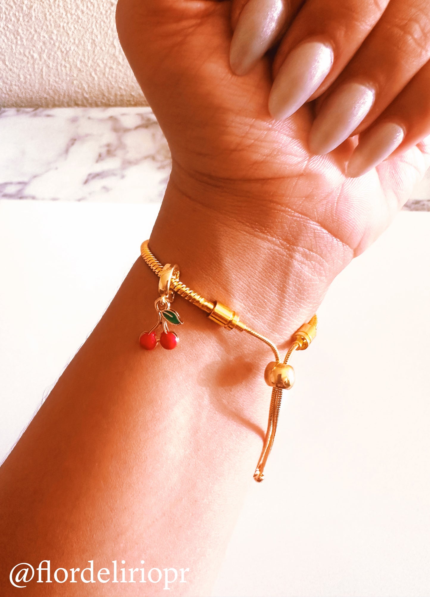 Cherry bracelet