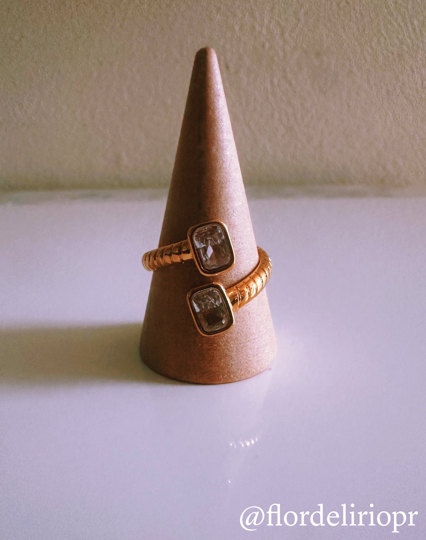 Double diamond ring