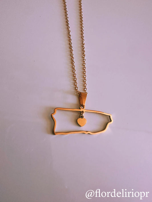 Amor por Puerto Rico necklace