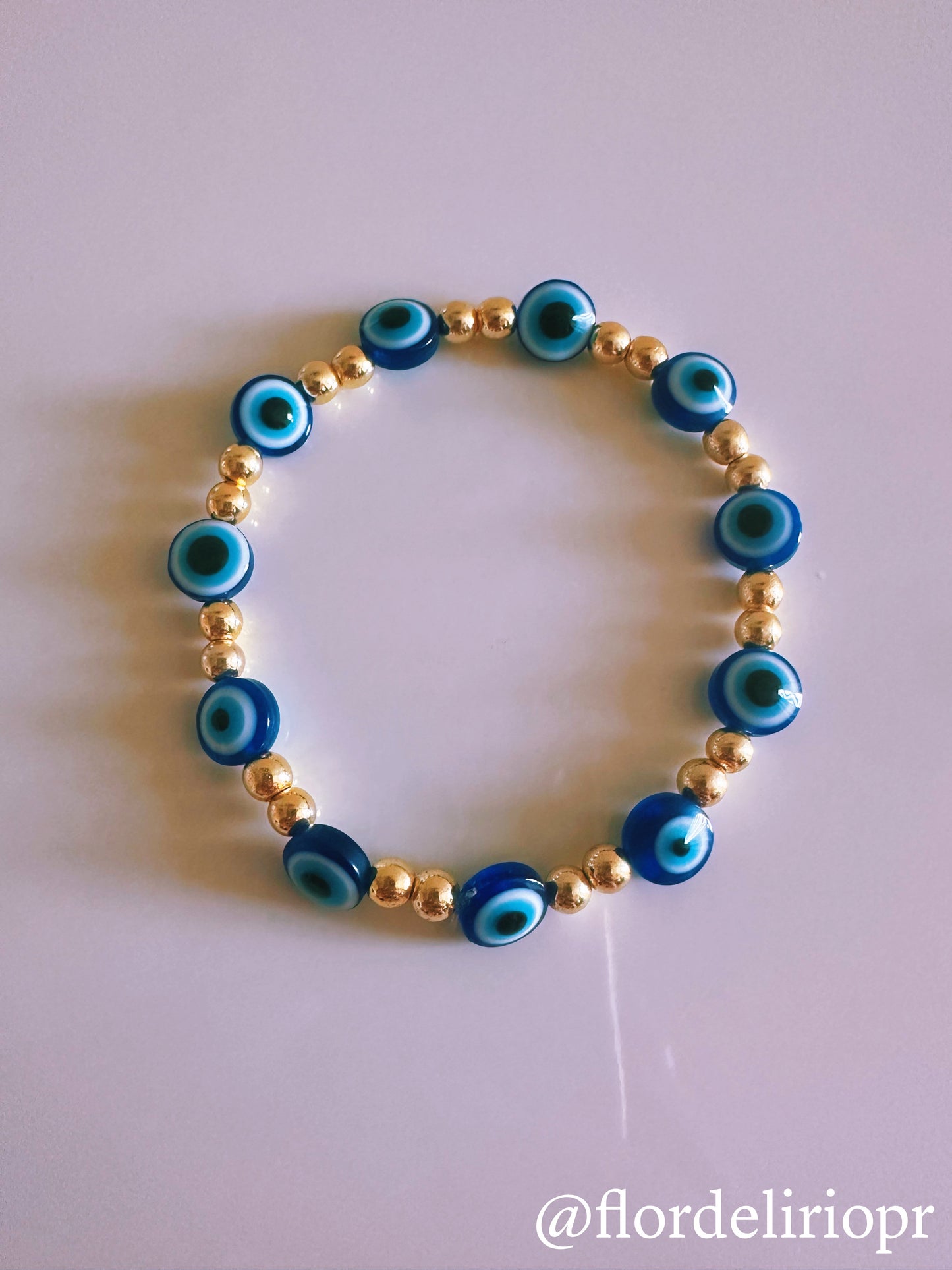 Royal blue evil eye bracelet
