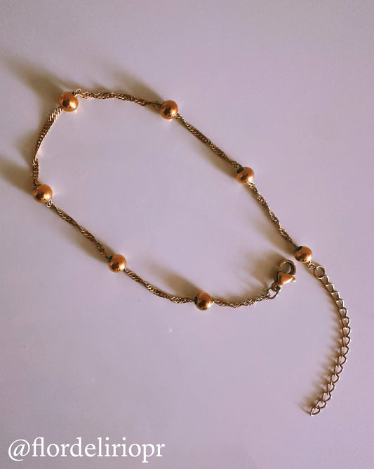 Mini balls anklet