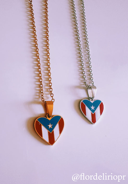 Bandera azul clarito necklace