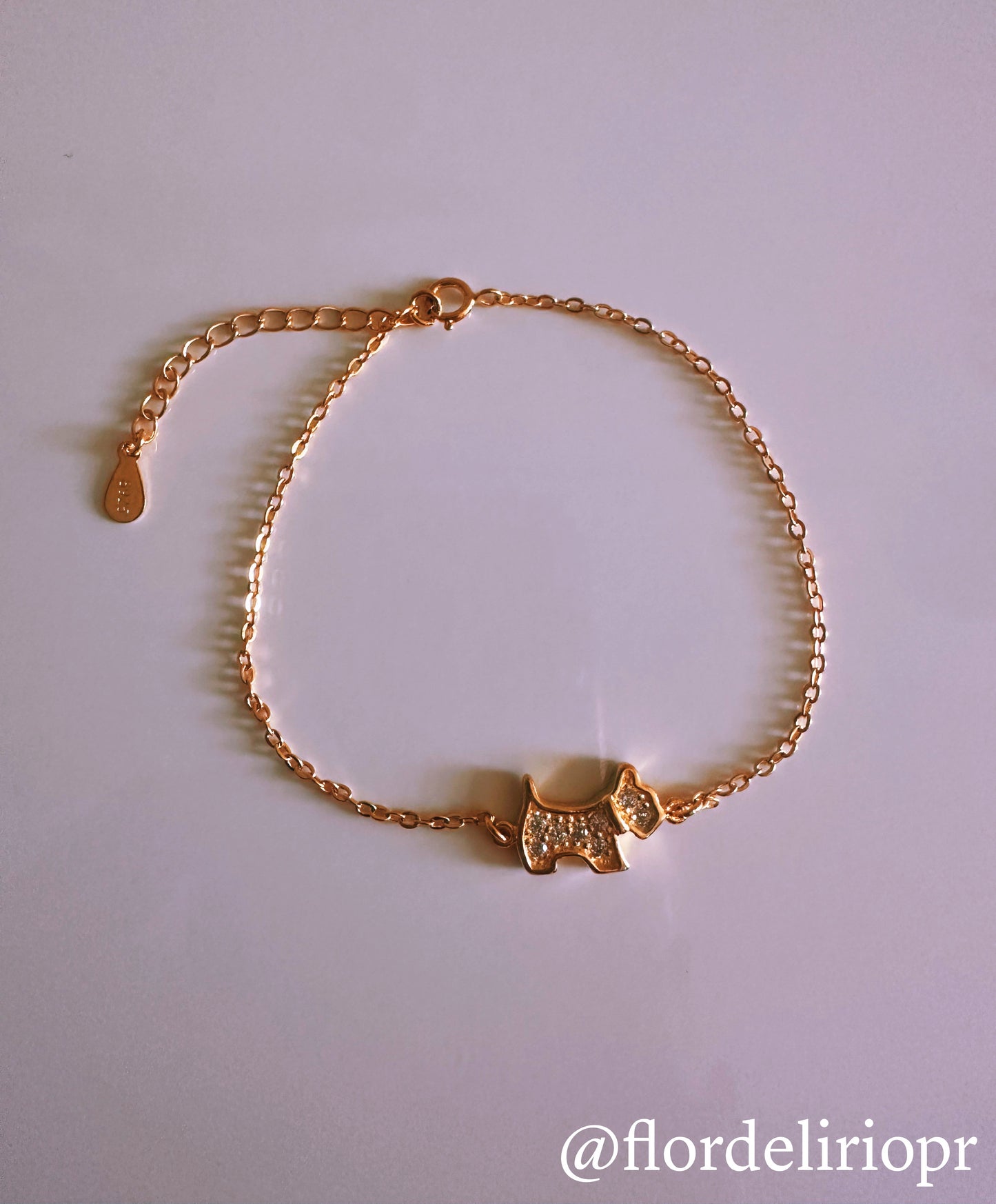 Zircons puppy bracelet