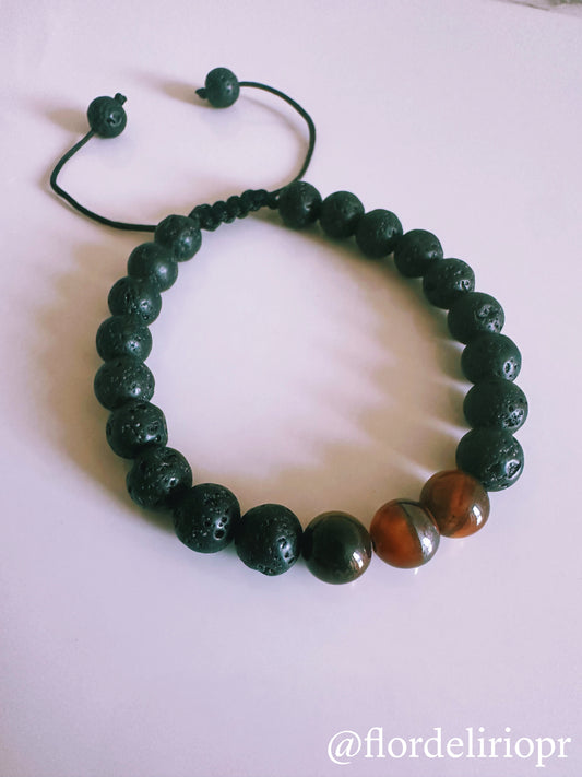 Volcanic stones bracelet