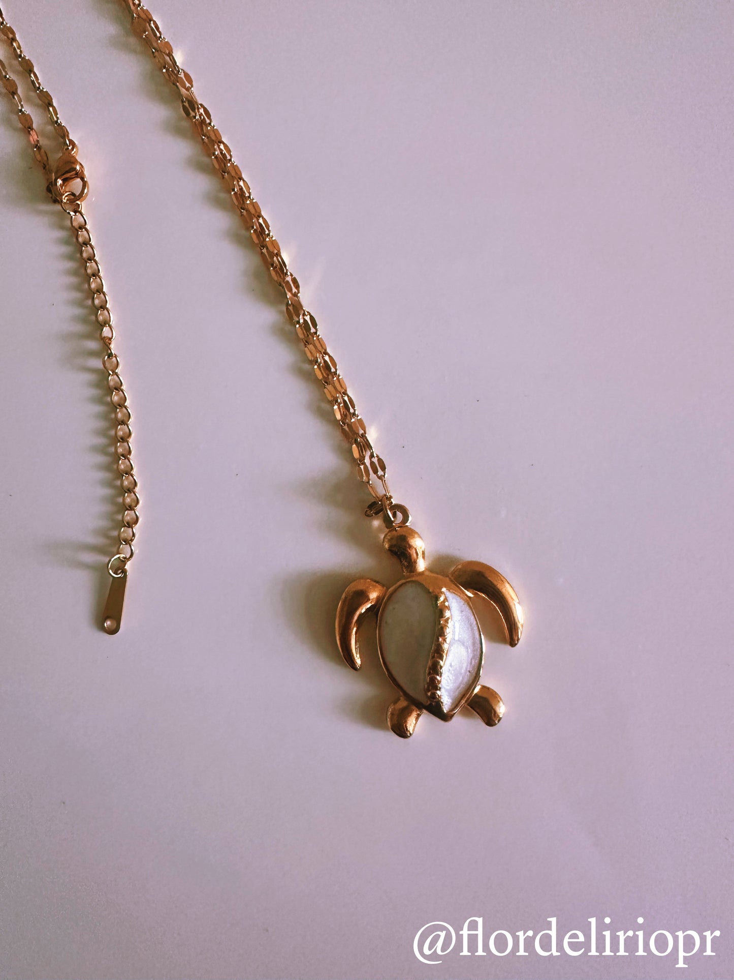 Beach turtle necklace