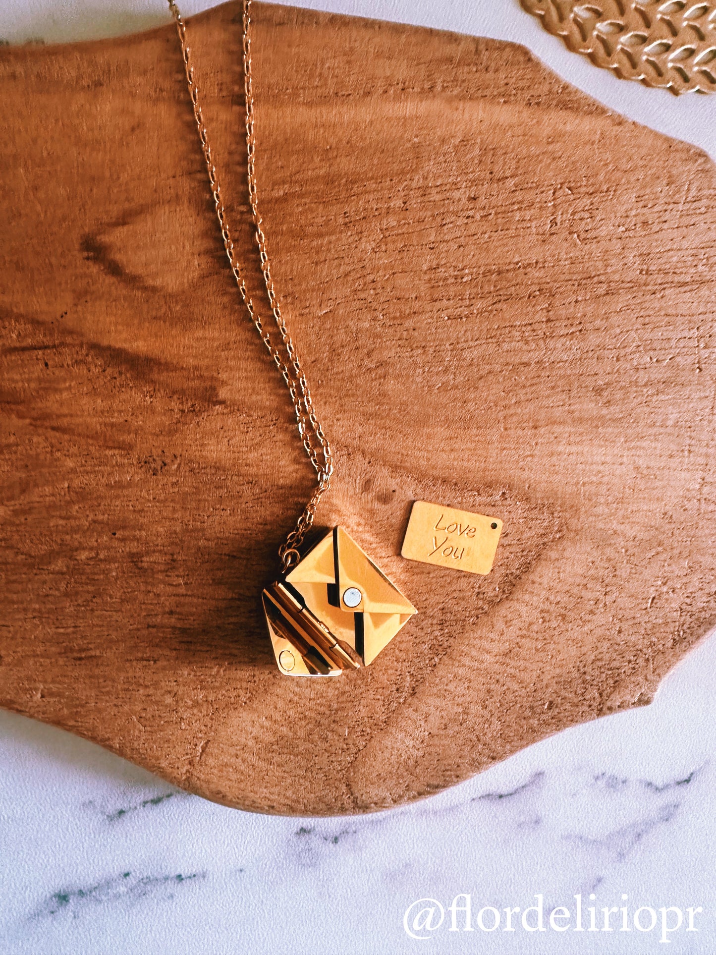 Love letter envelope necklace