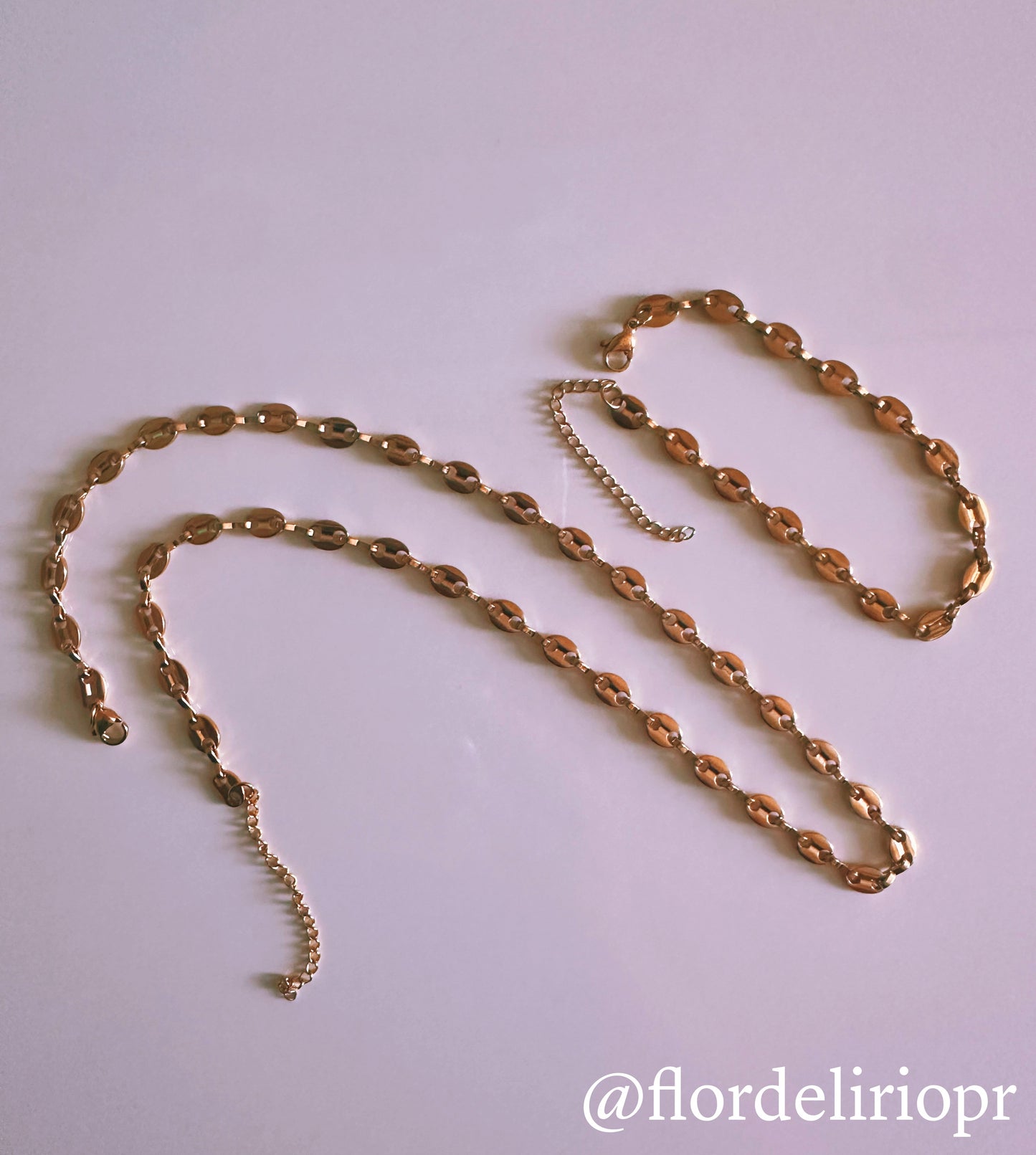 Coffee bean necklace