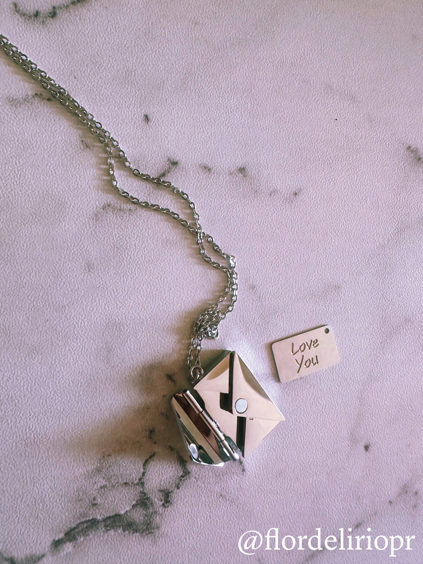 Love letter envelope necklace