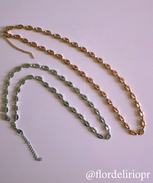 Coffee bean necklace