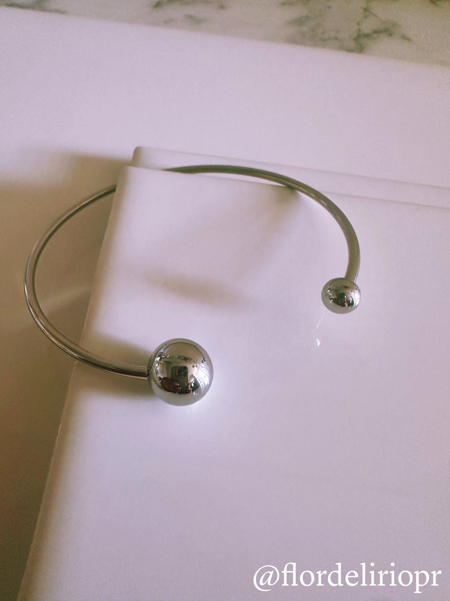 Cuff balls bangle