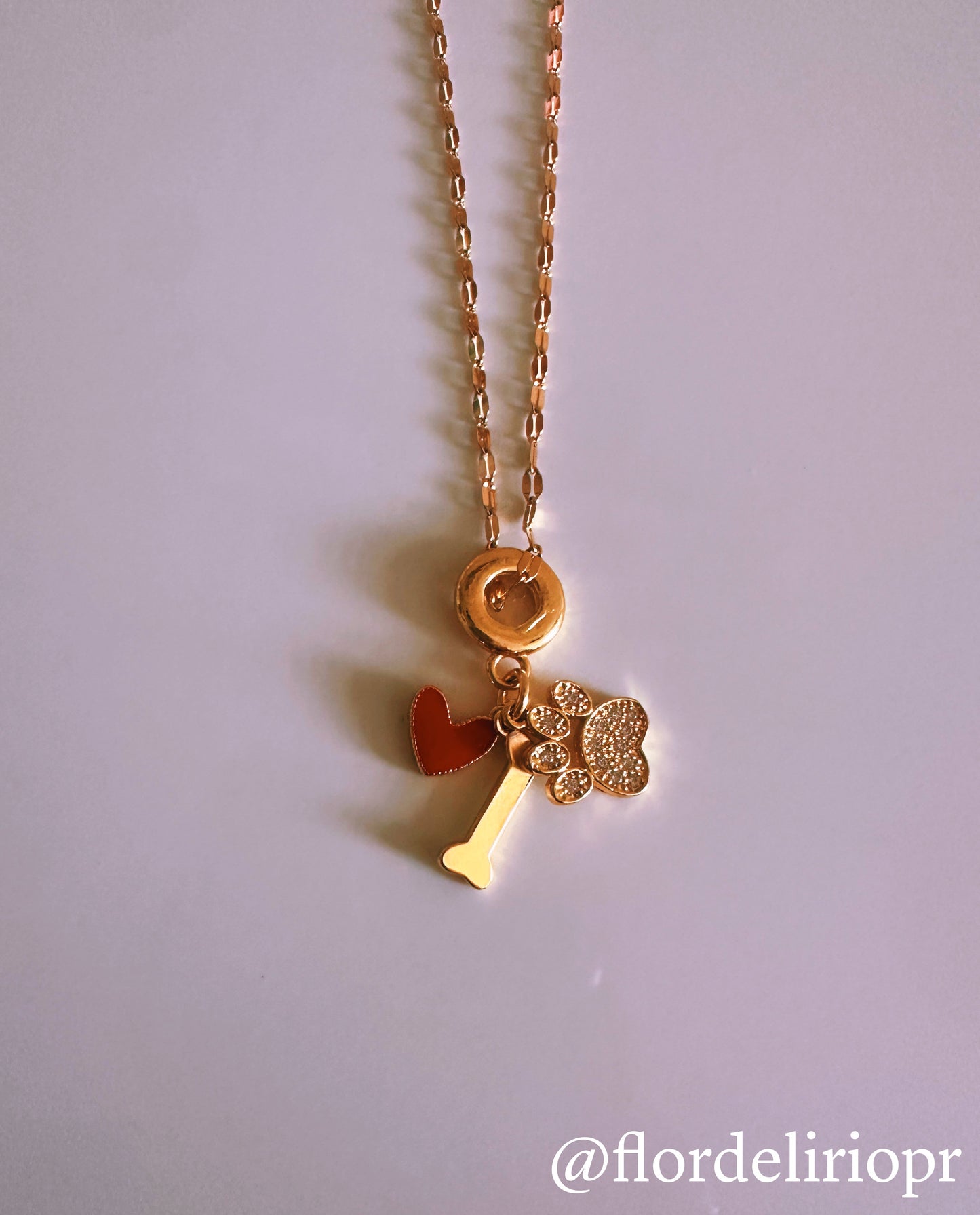 Dog love necklace