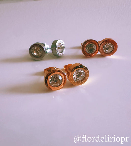 Roman numbers earrings