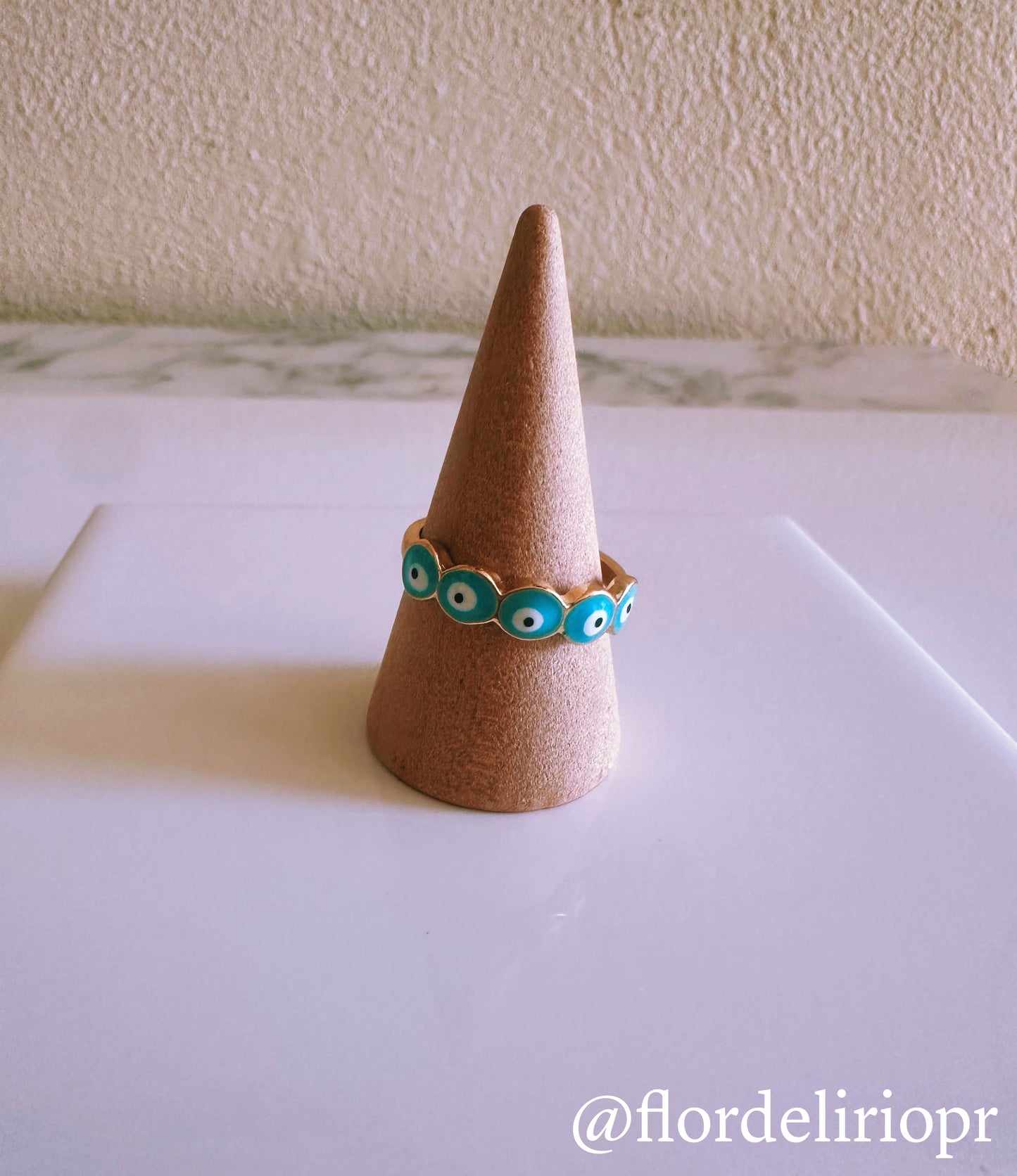 Lot of evil eyes ring