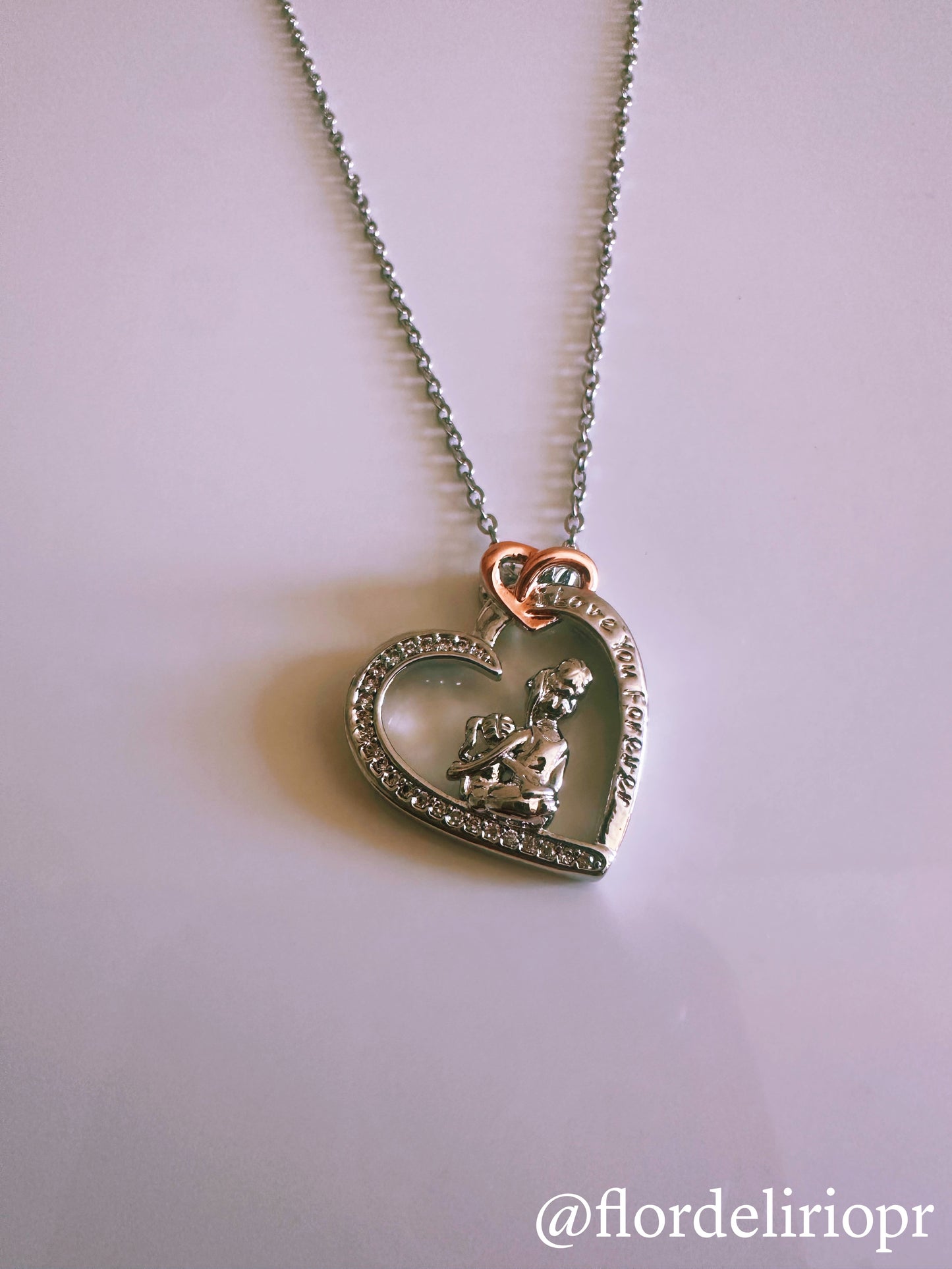 I love you forever mom necklace