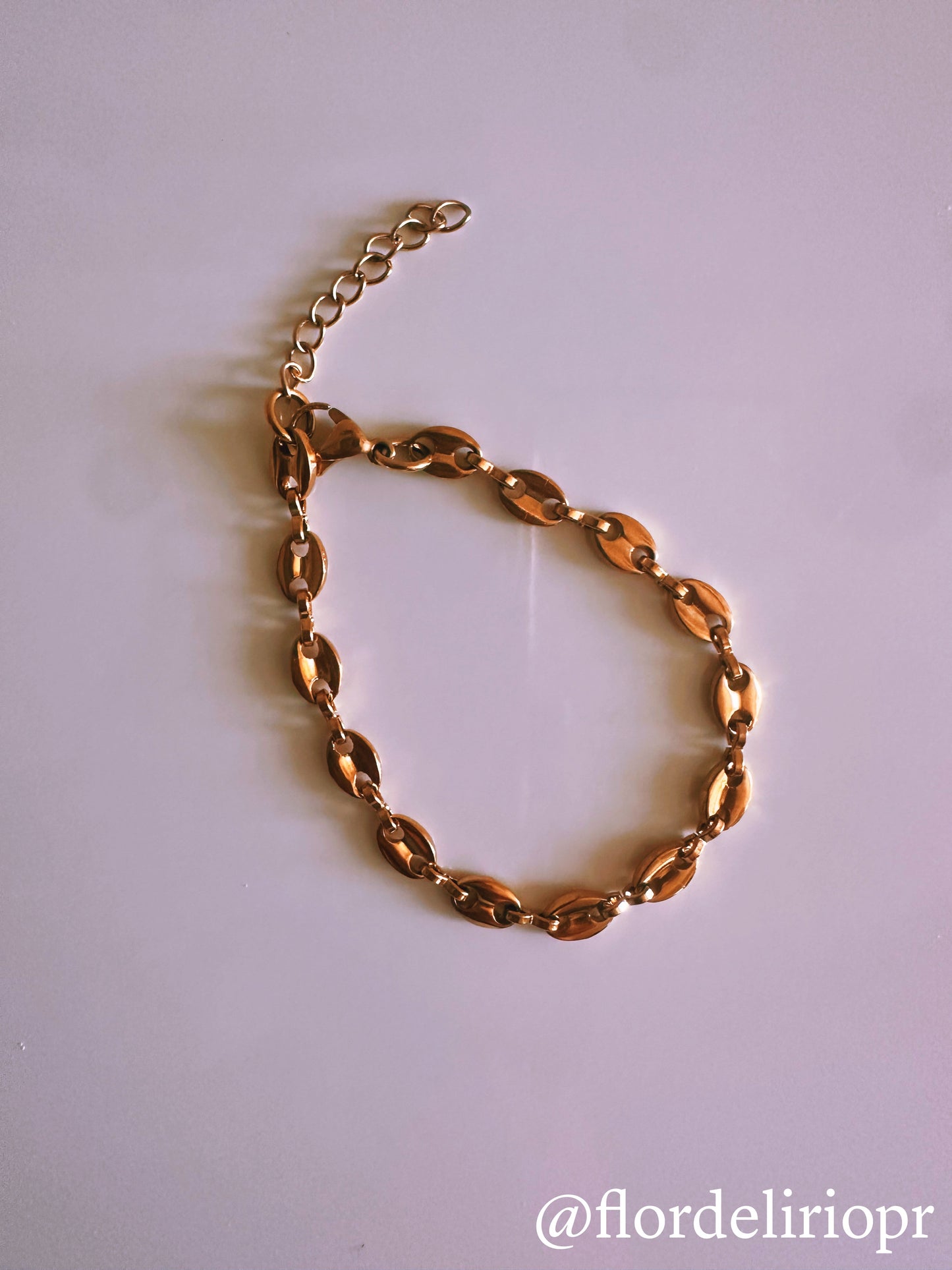 Coffee bean bracelet