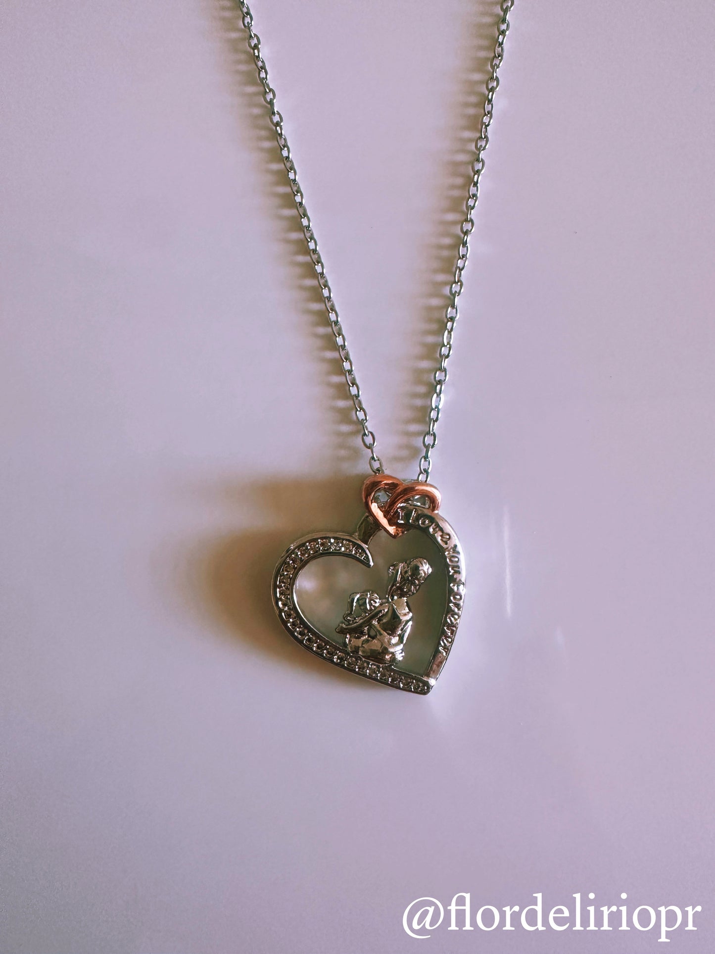I love you forever mom necklace