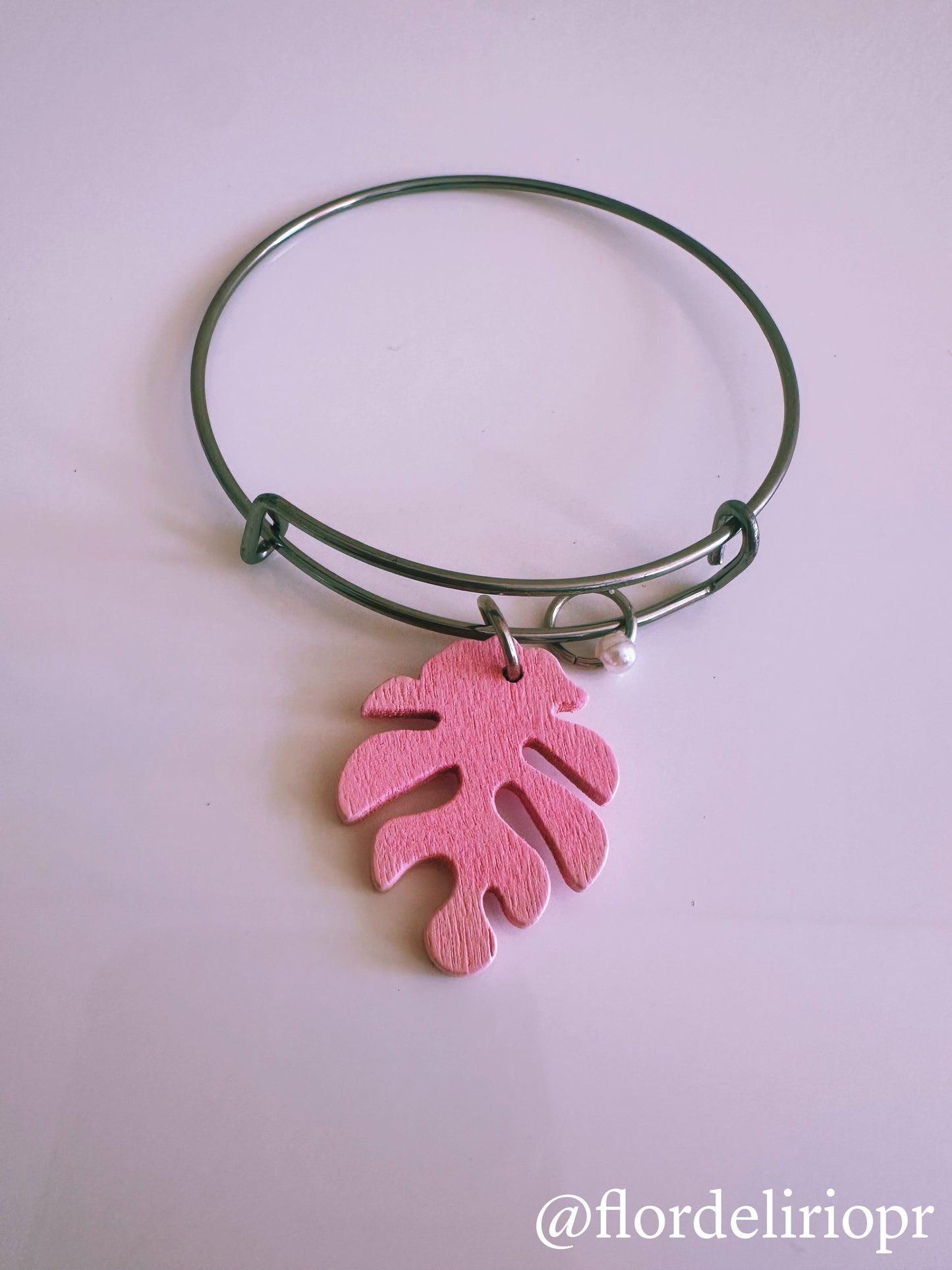 Monstera summer bangle