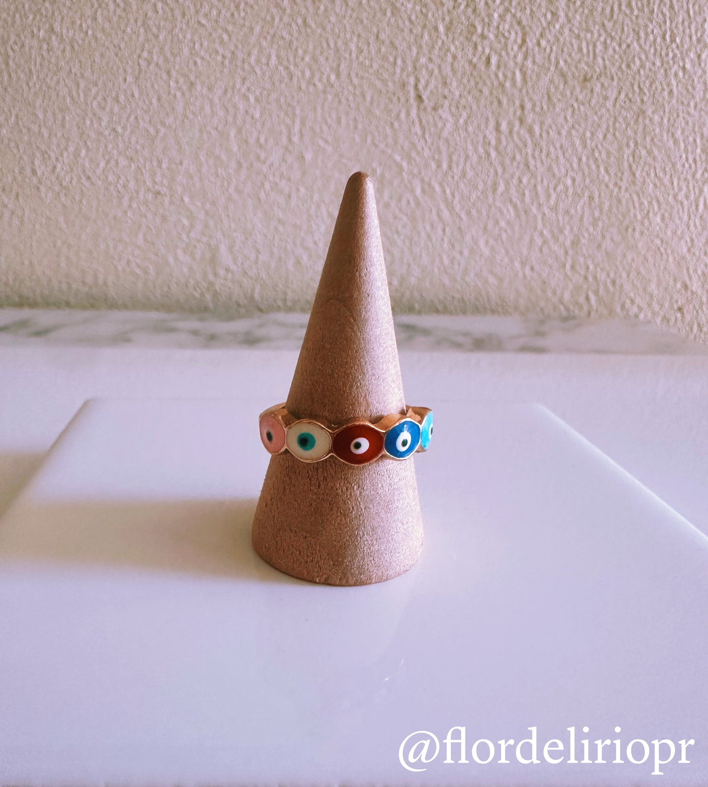 Lot of evil eyes ring