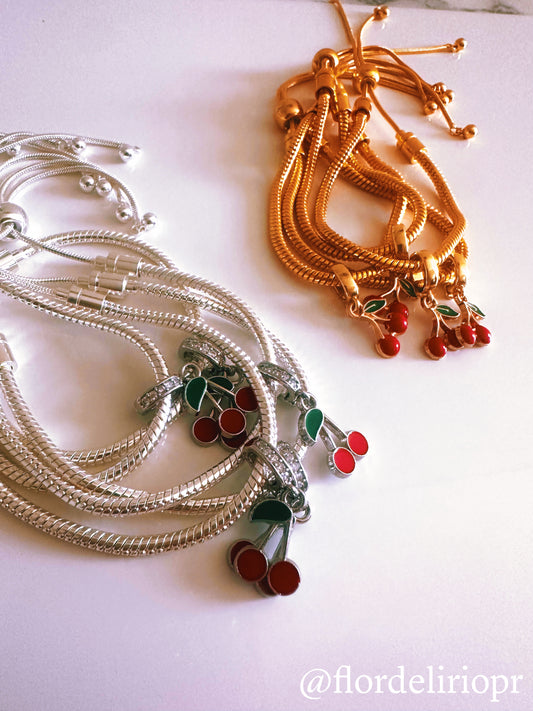 Cherry bracelet