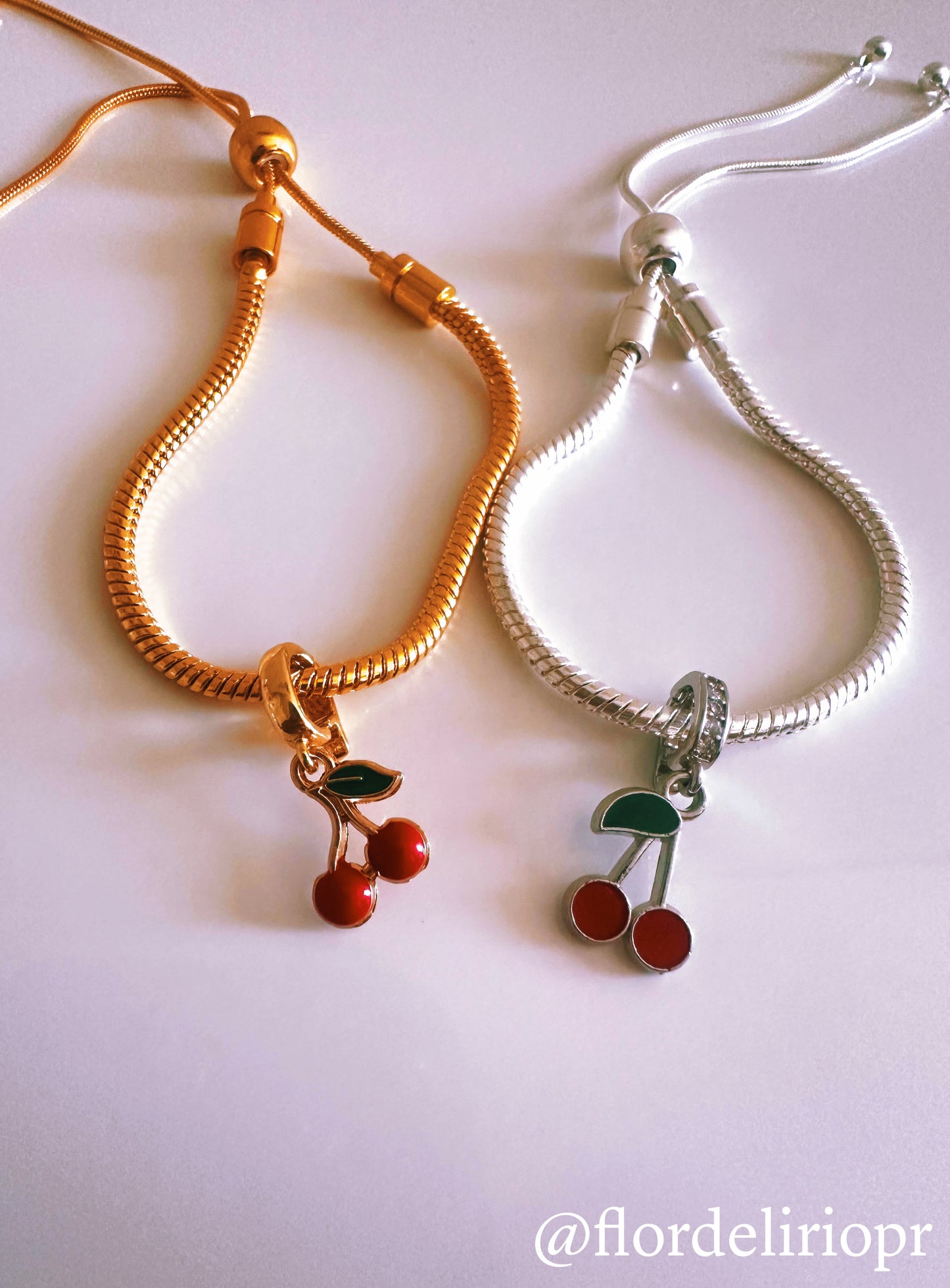 Cherry bracelet