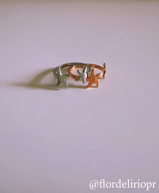 Starfish duo ring