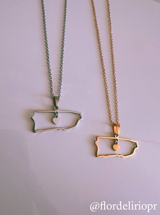 Amor por Puerto Rico necklace