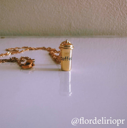 Coffee mug necklace