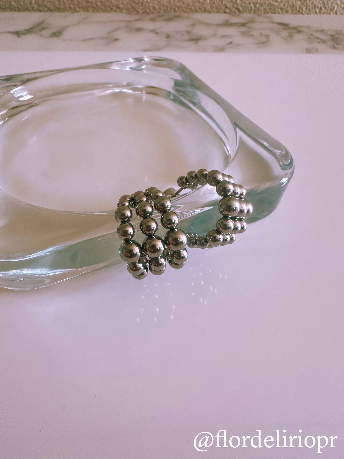 Triple bubbles earrings