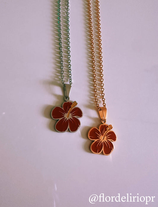 Red Flor de Maga necklace
