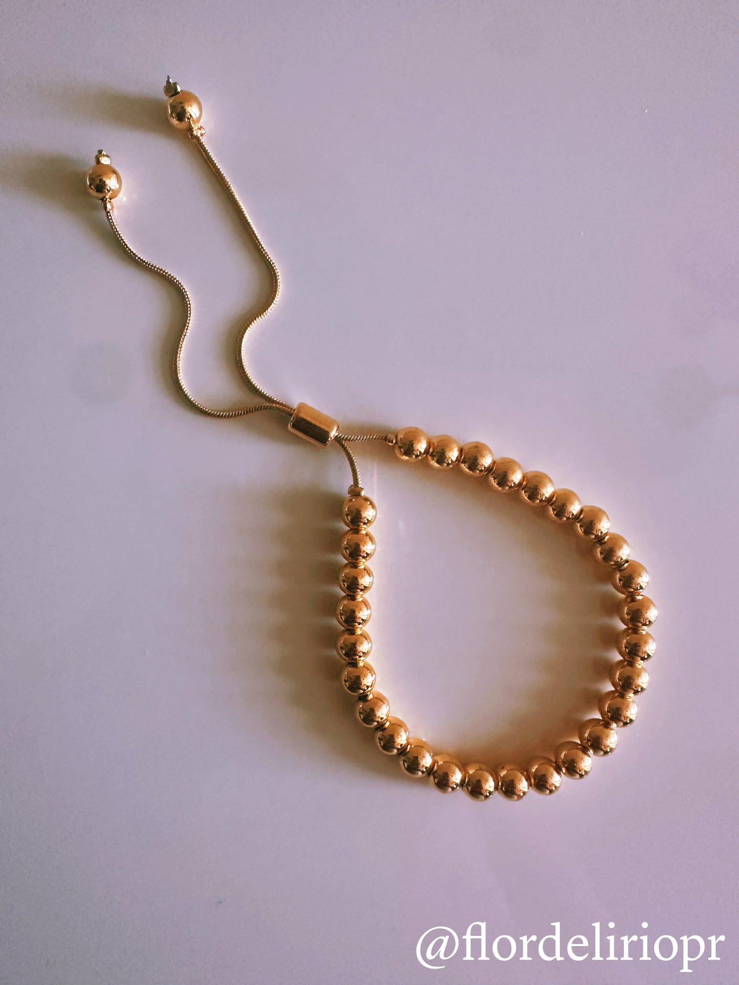 Gold bubbles bracelet
