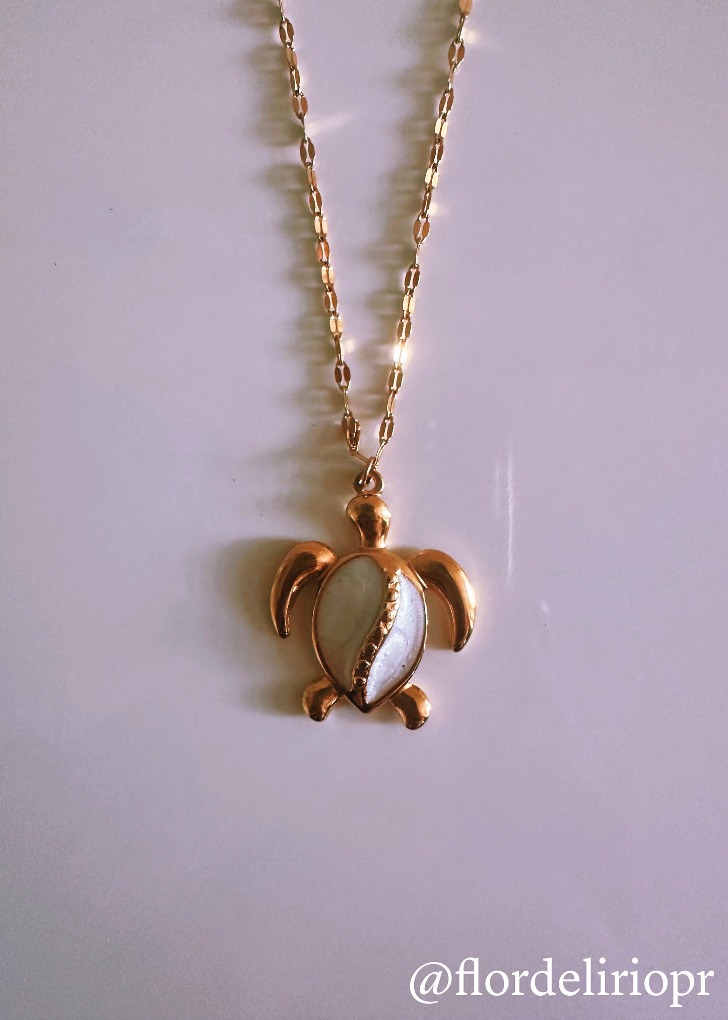 Beach turtle necklace