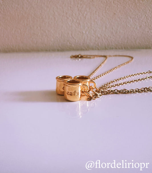 Tacita de café necklace