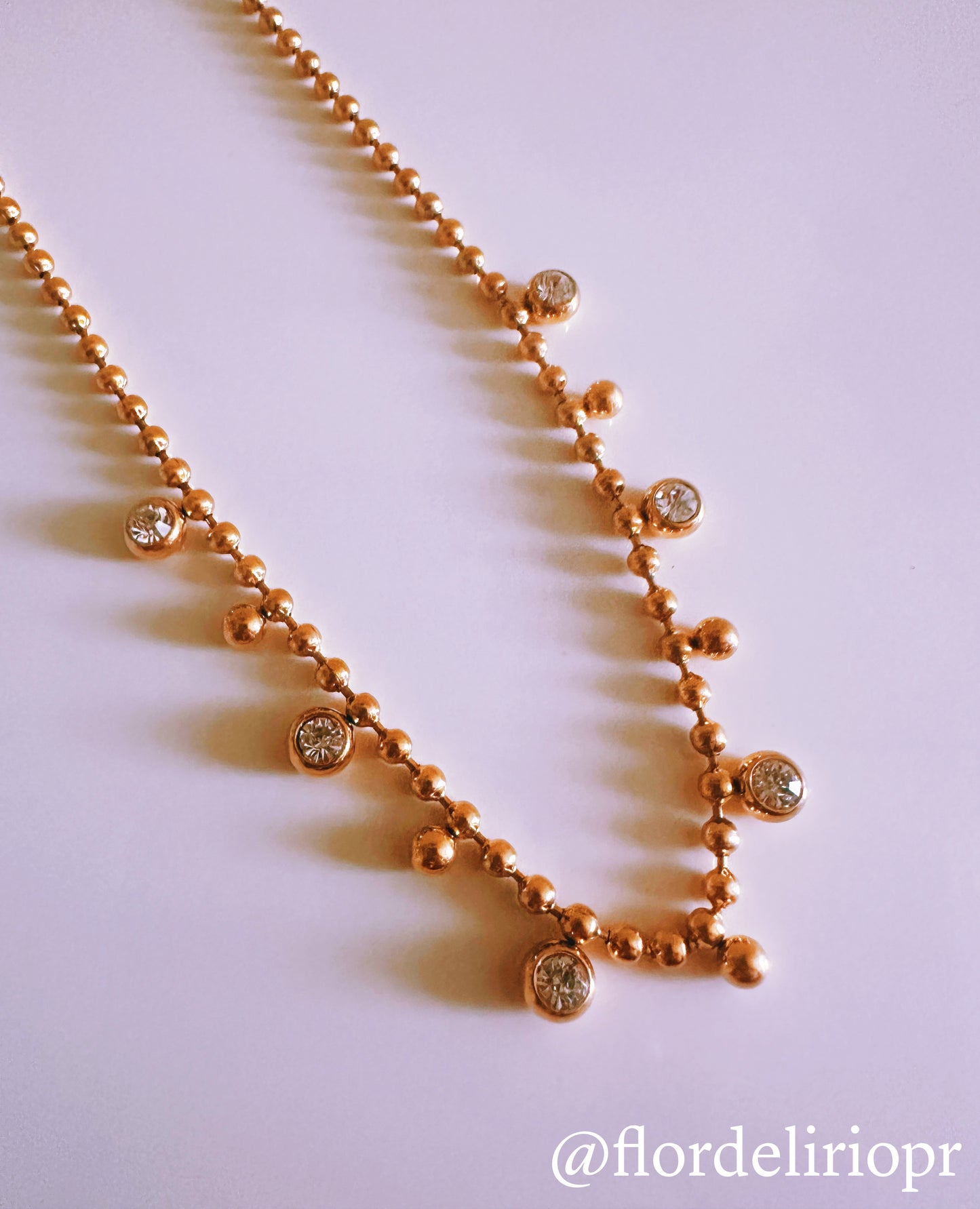 Lot of crystals necklace