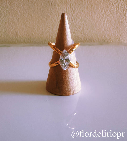 Diamond drop ring