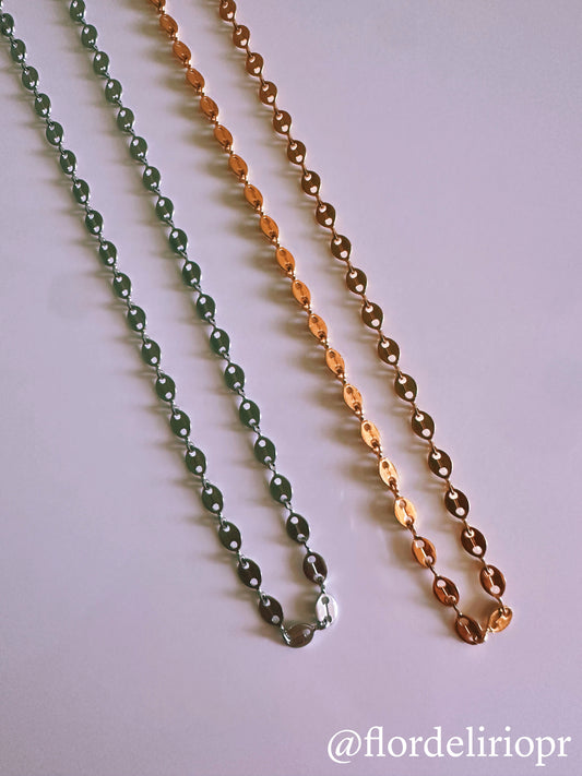 Coffee bean necklace