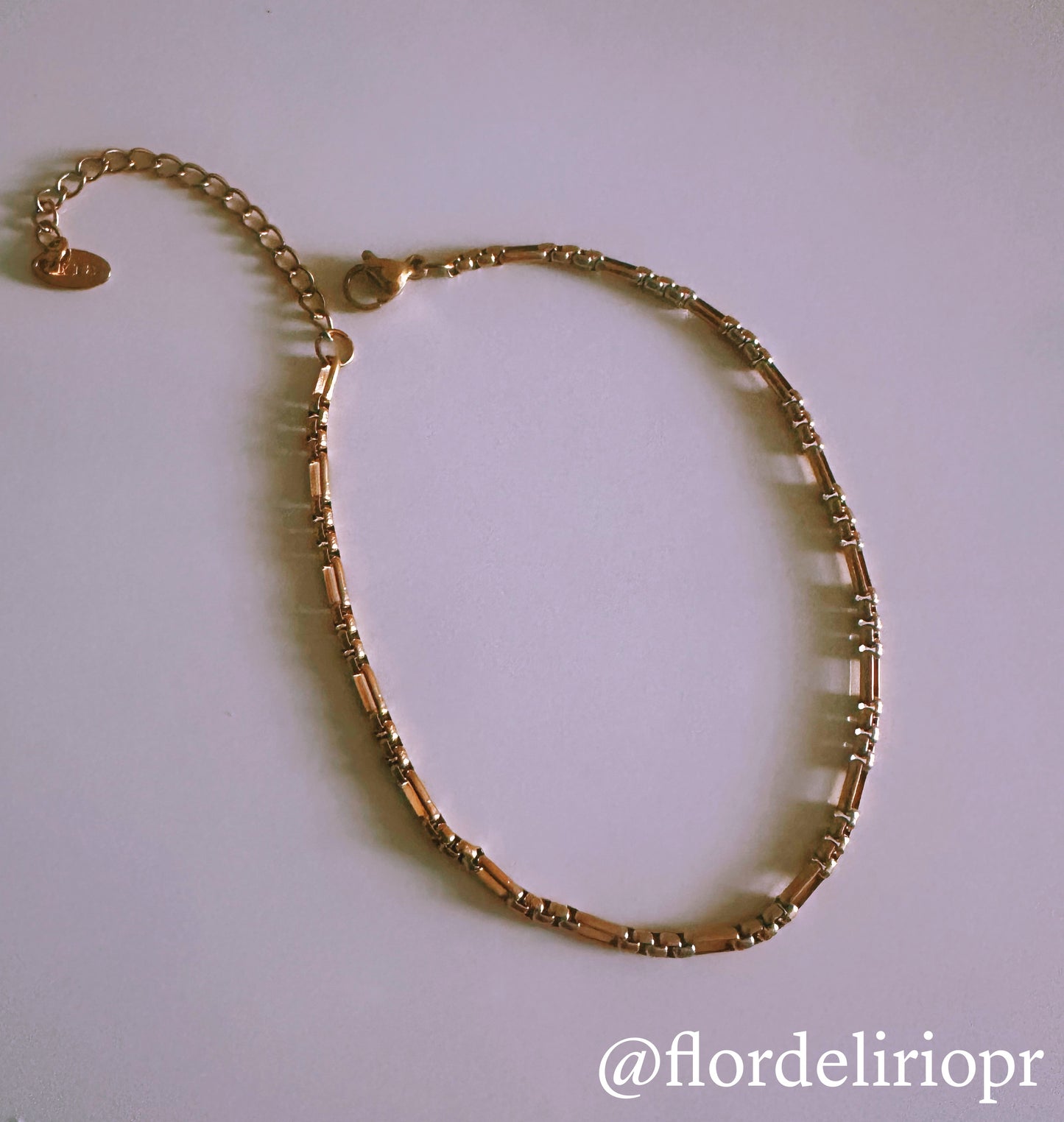 Linked anklet