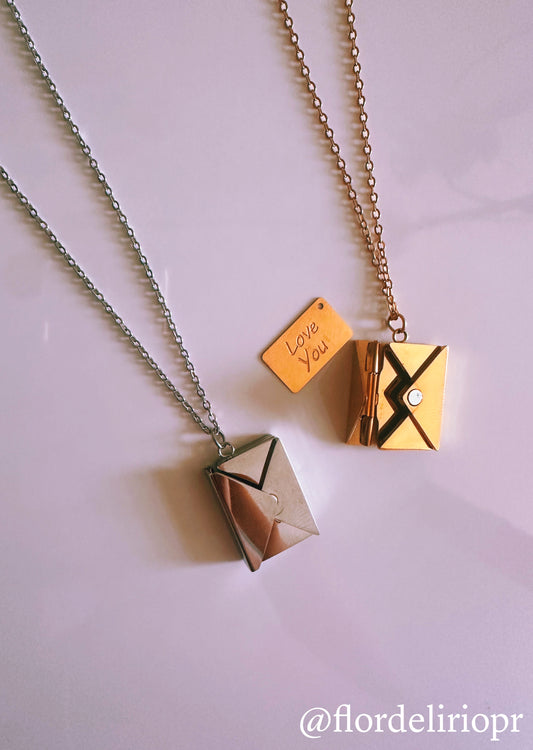 Love letter envelope necklace
