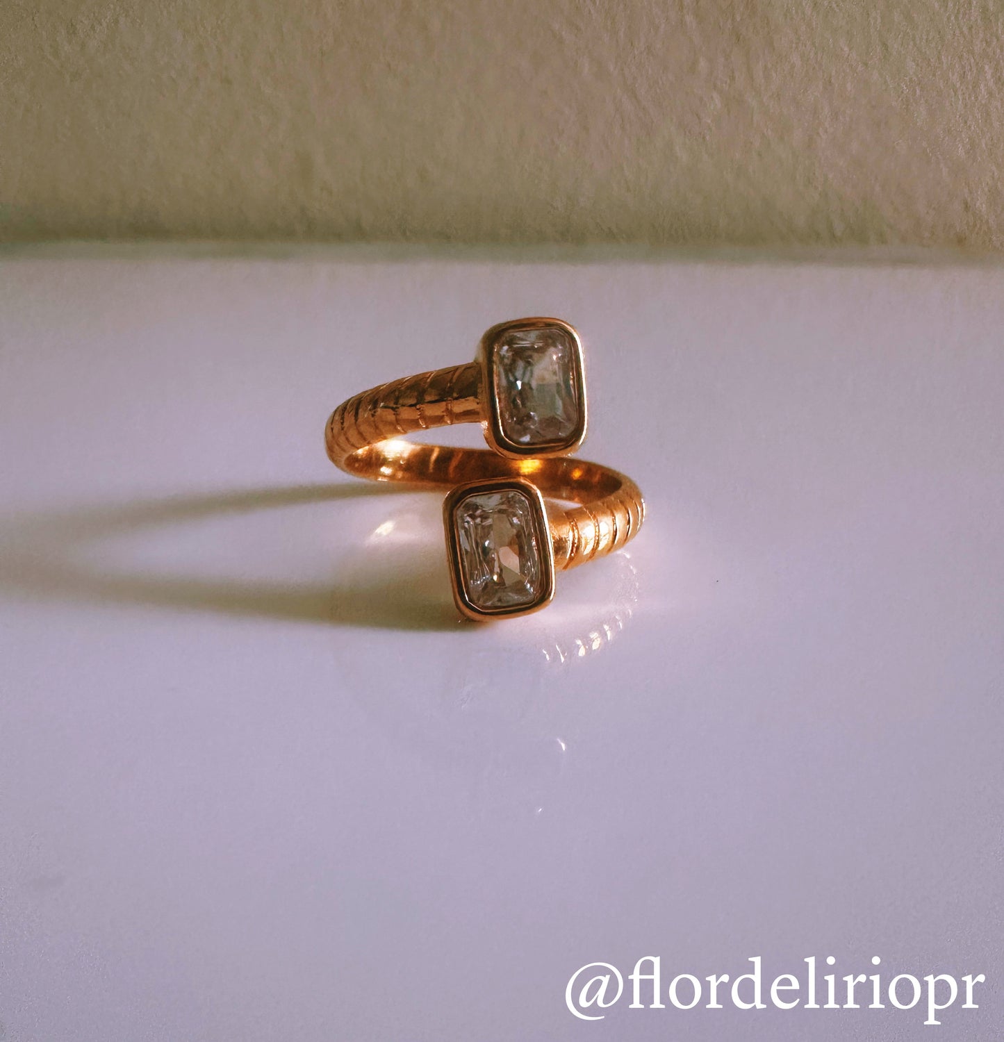 Double diamond ring