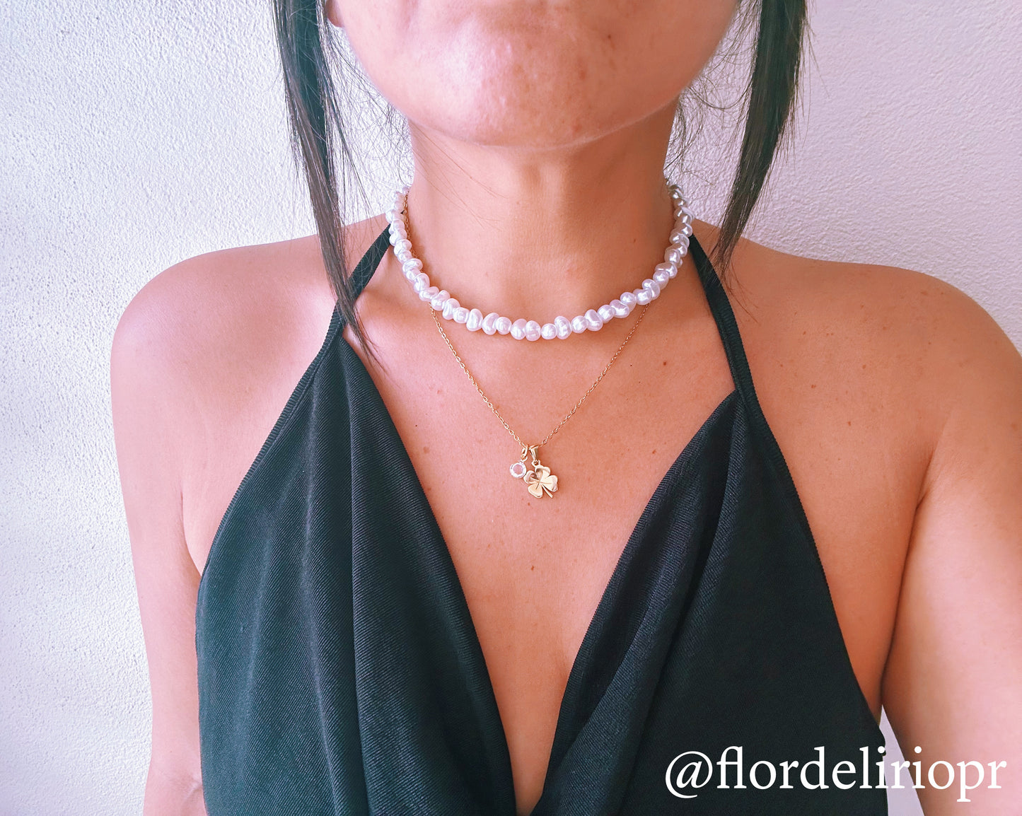 Perlas choker