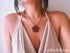 Wood Flower Necklace