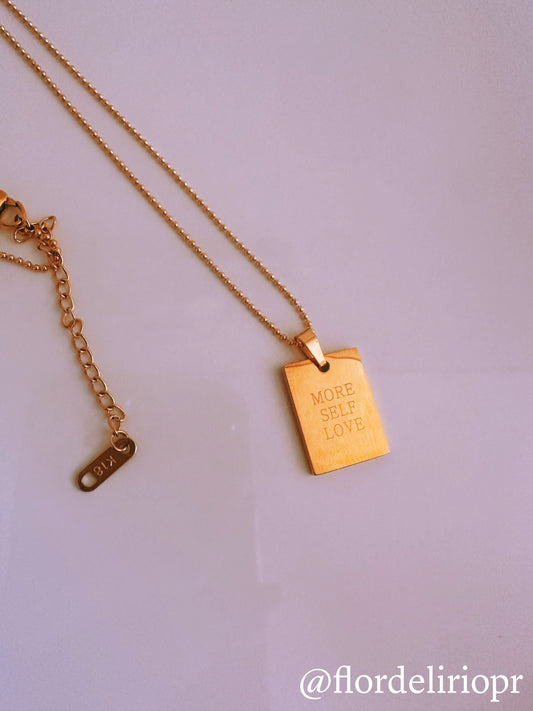 More self love necklace