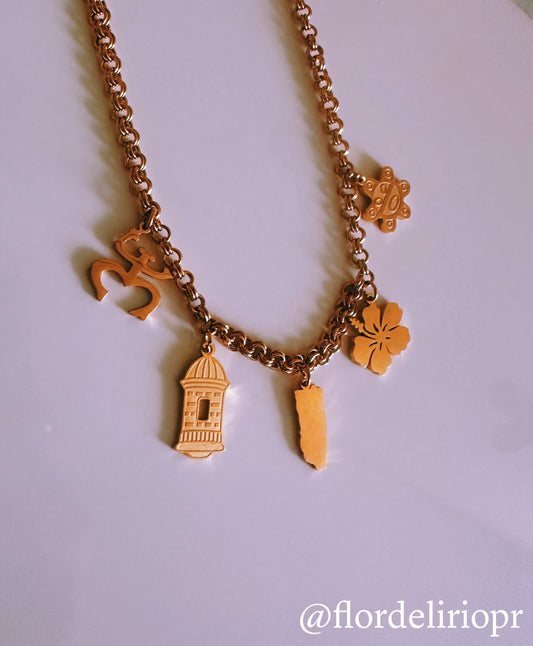 Borinquen gold necklace