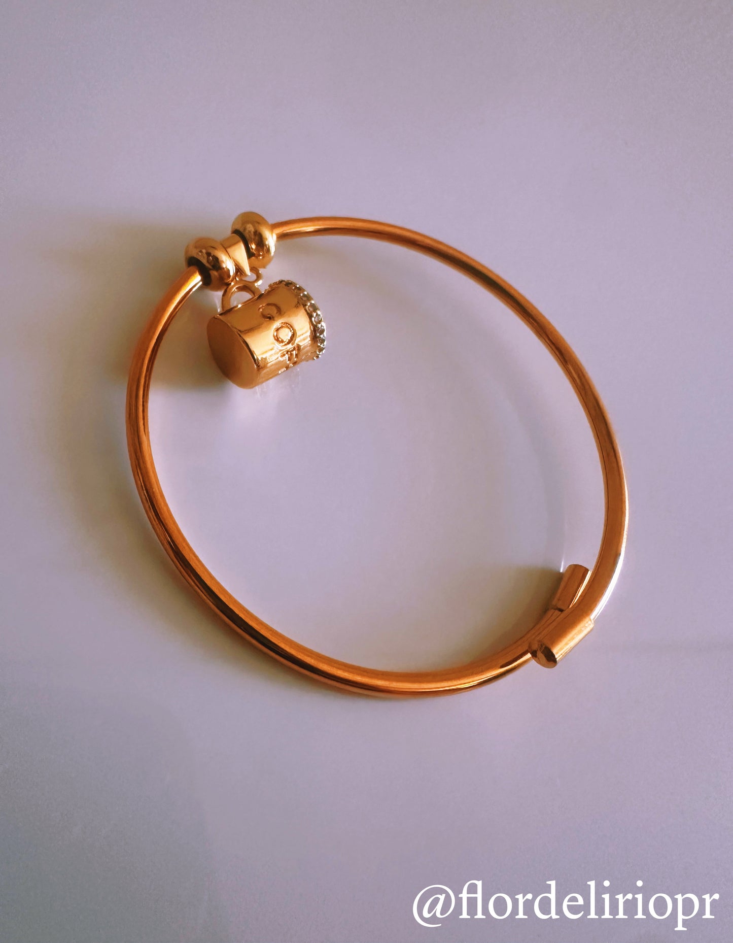 Coffee cup bangle