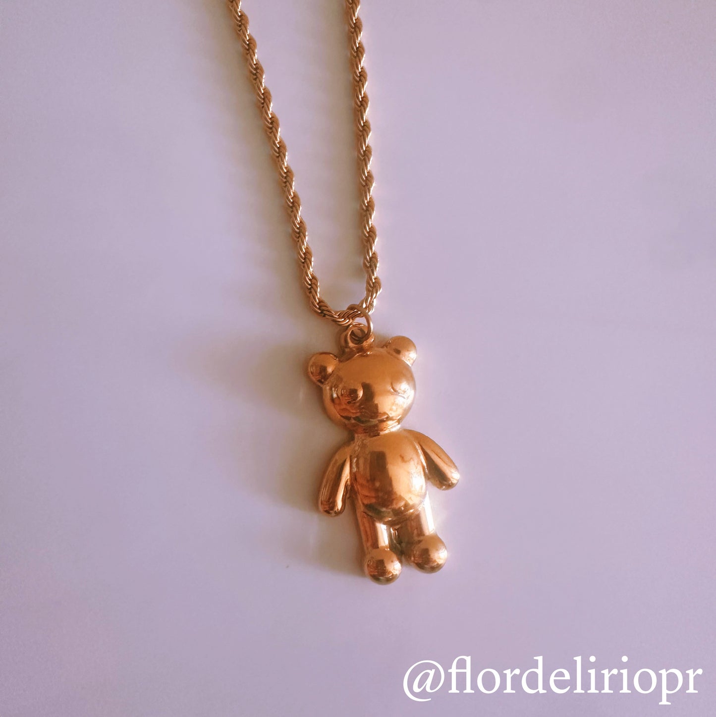 Chunky teddy necklace