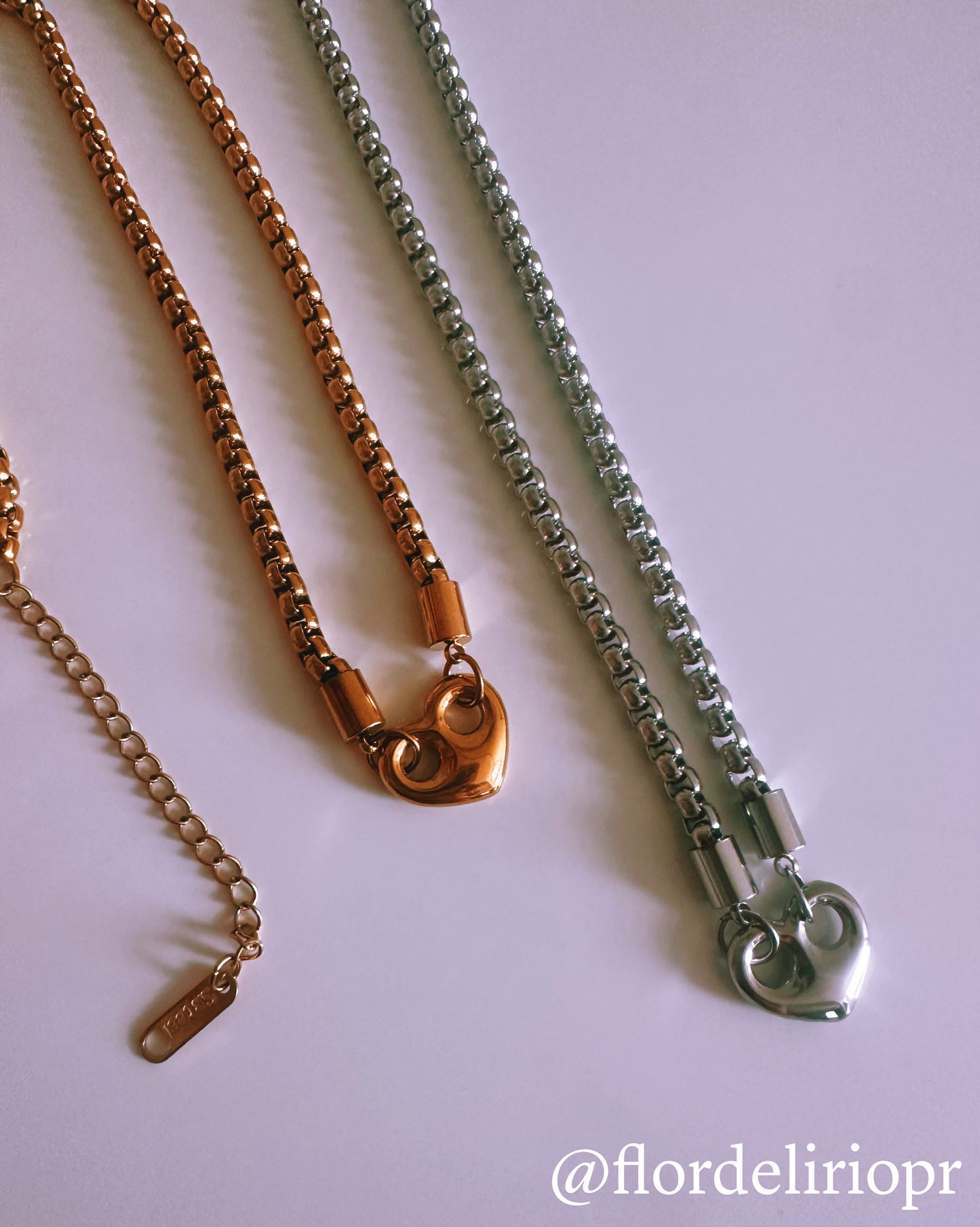 Heart chunky necklace