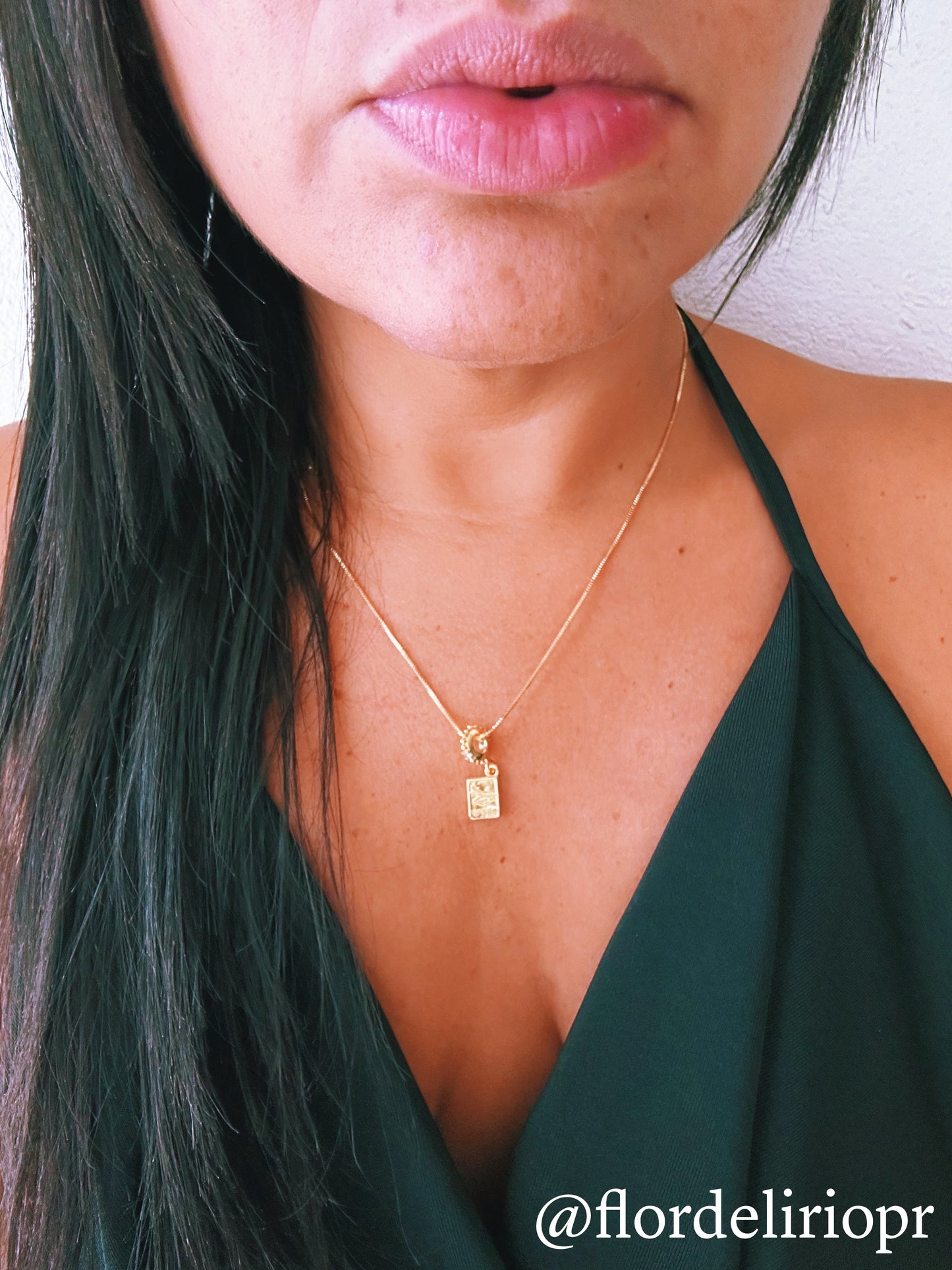 Passport necklace