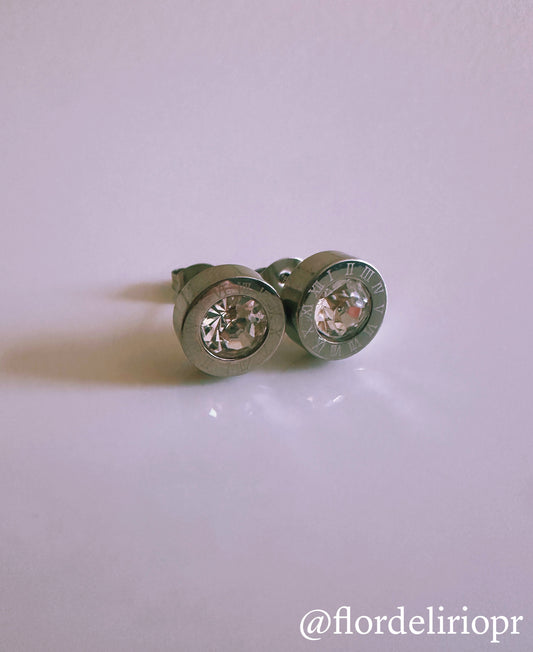 Roman numbers earrings