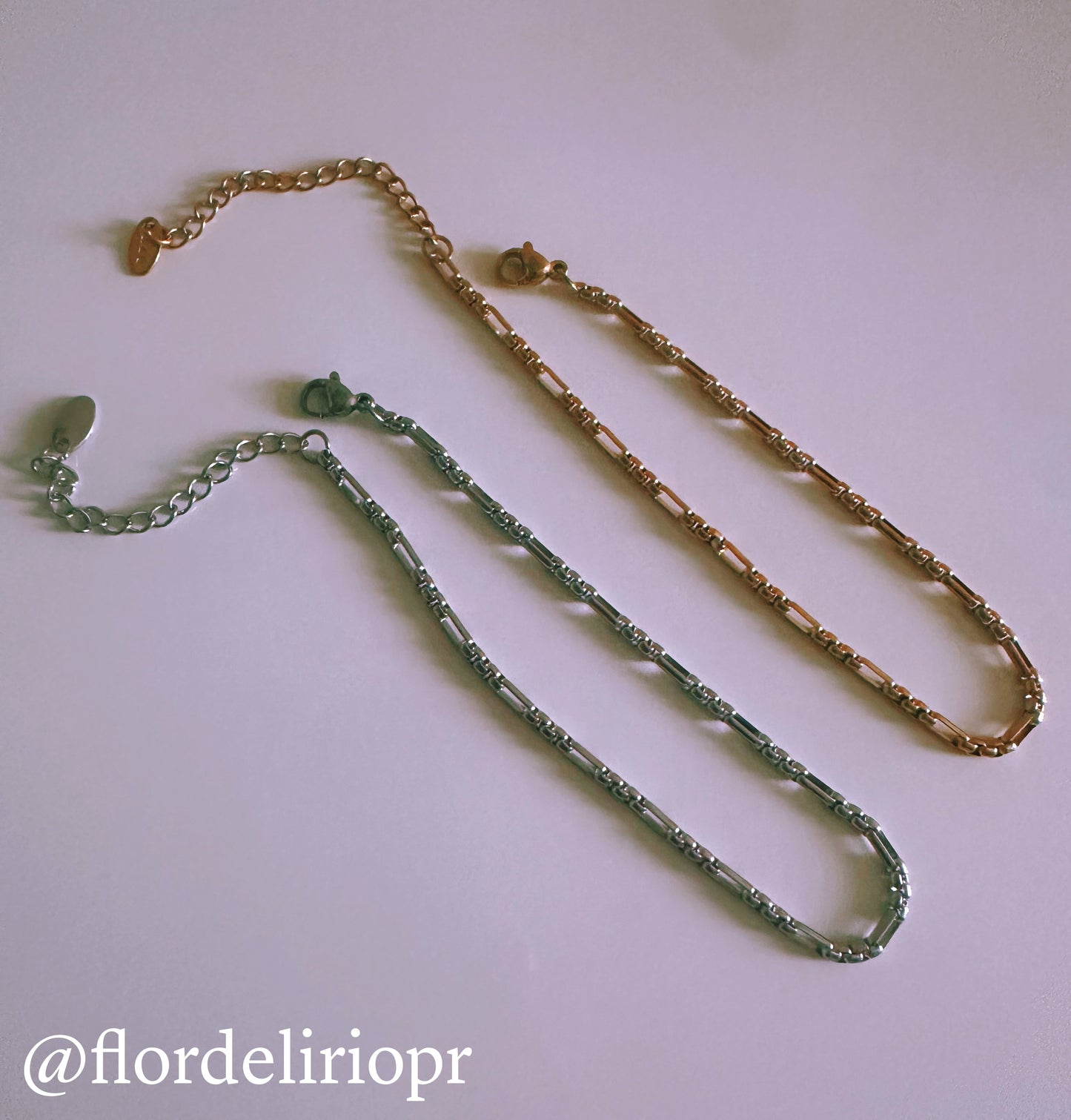 Linked anklet