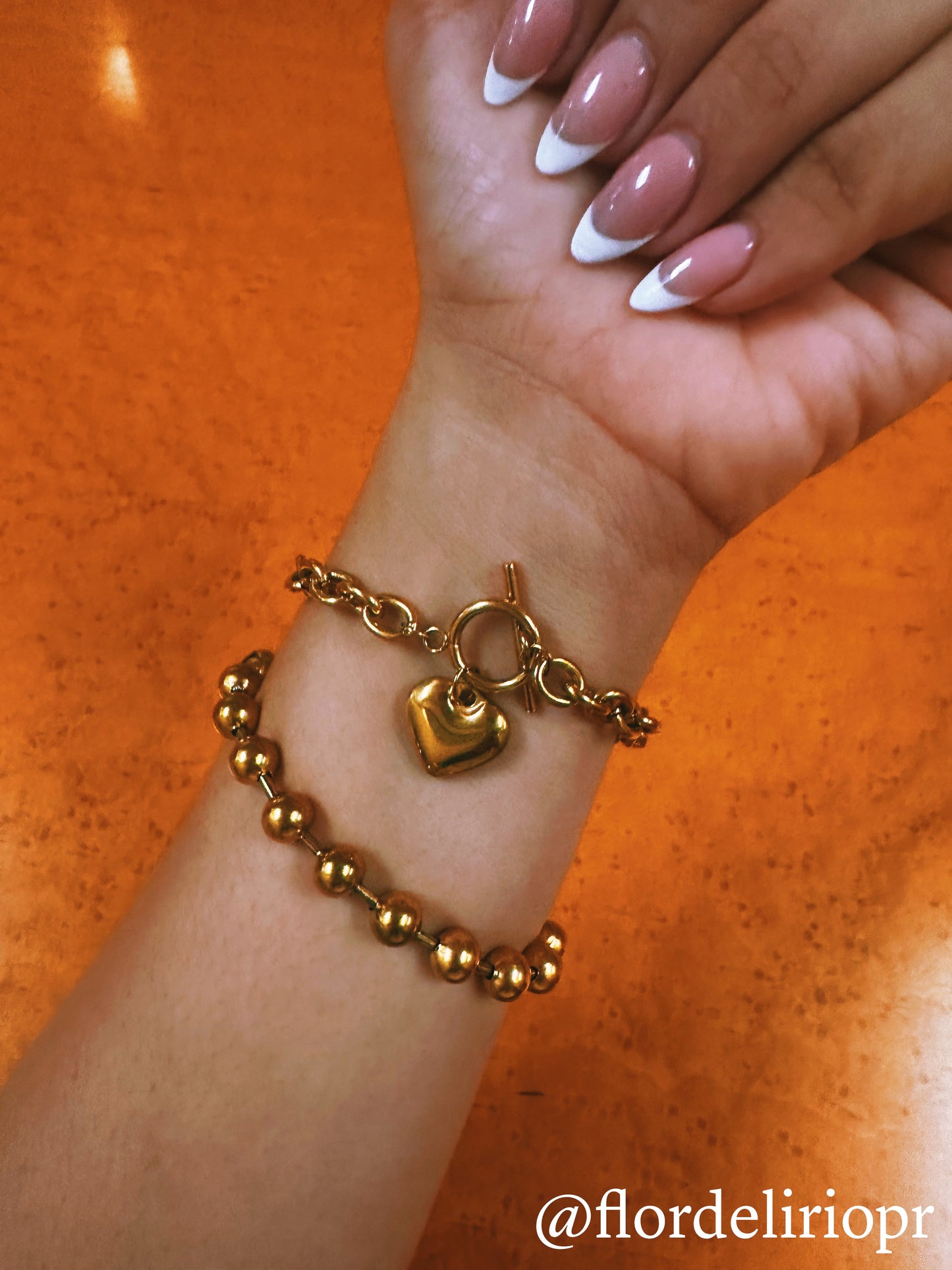Chunky military bracelet